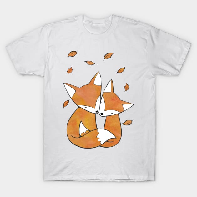 Lovely autumn T-Shirt by Uwaki